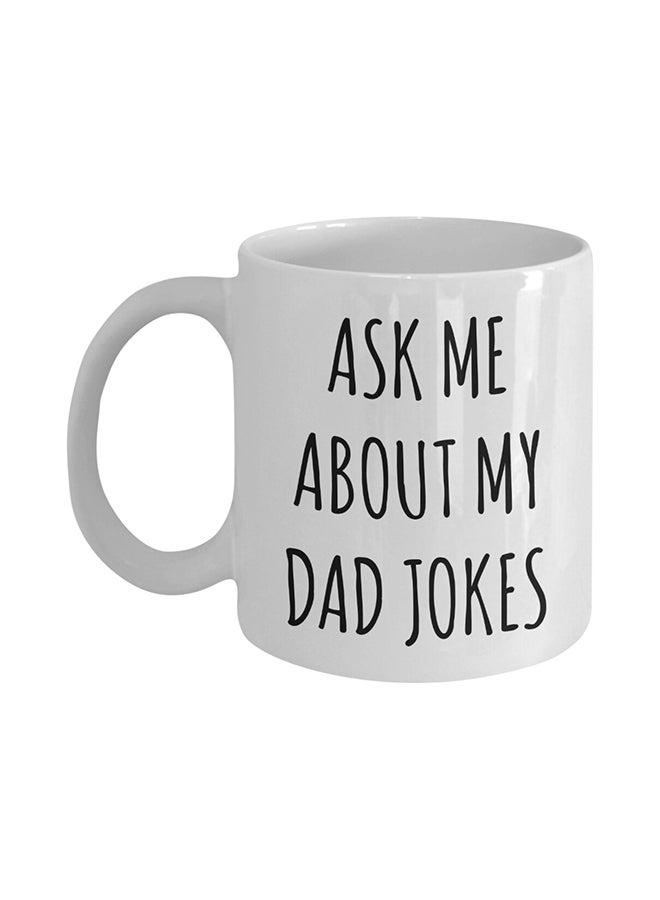 Printed Coffee Mug White