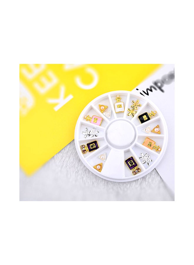 ماركة غير محددة 12-Piece Perfume Bottle Nail Buffer Set Multicolour  - Image 4