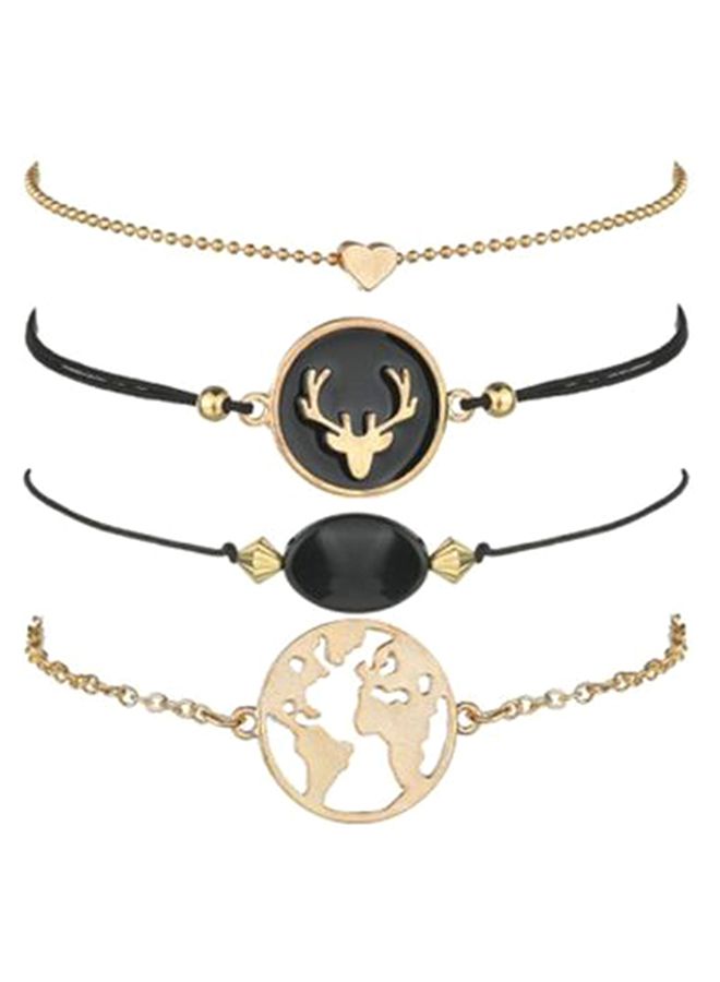 Generic - women 5-Piece  Analog Watch And Bracelet Set 200 - Image 1