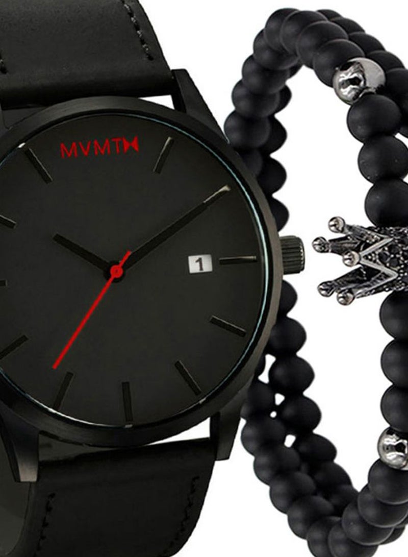 Generic - men 3-Piece  Analog Watch And Bracelet Set 2828 - Image 1
