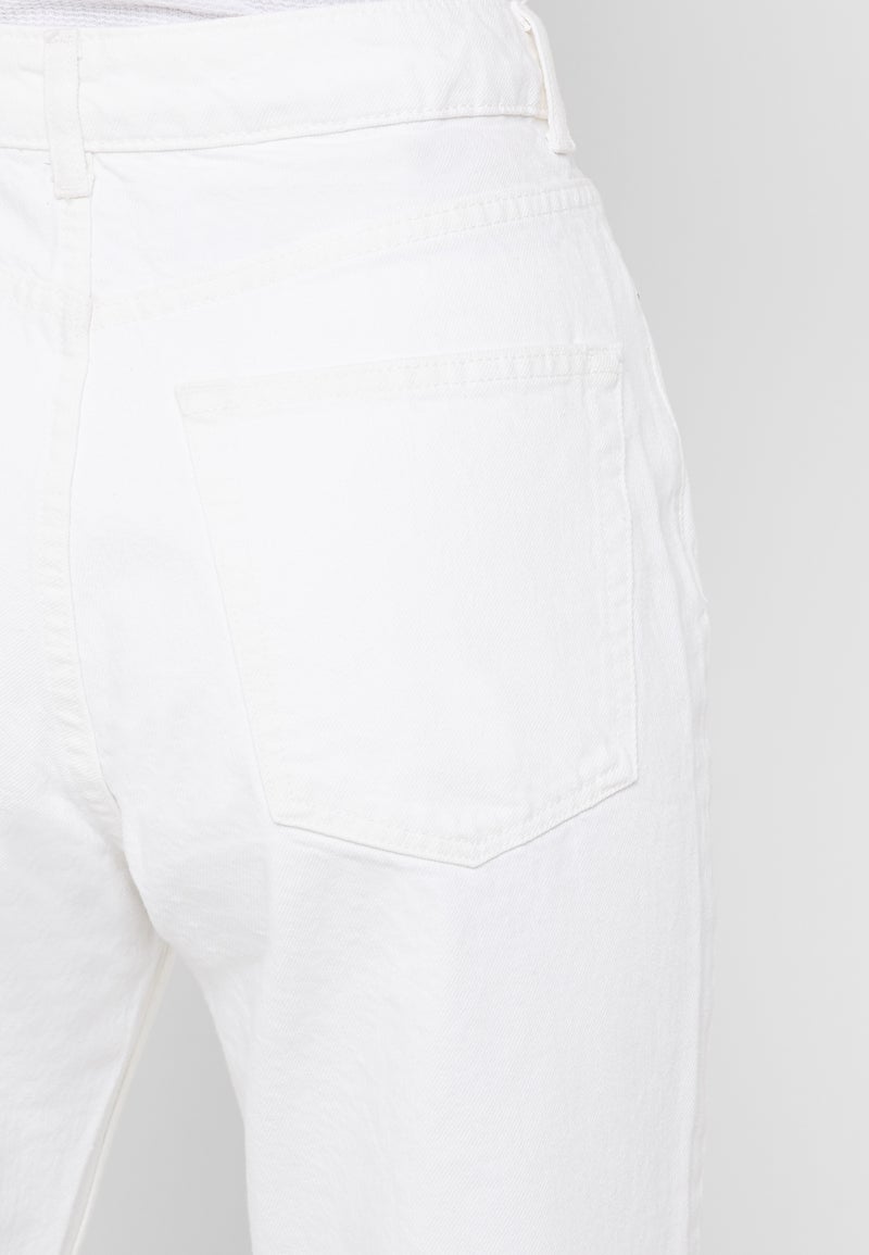 TOPSHOP - Moto Mom Jeans White - Image 1