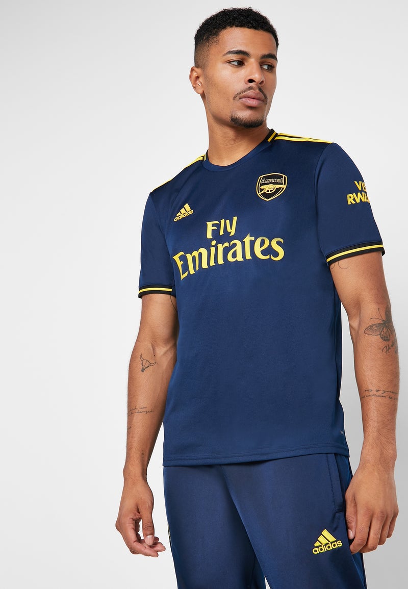 Adidas - Arsenal 19/20 3Rd Jersey Blue/Yellow - Image 1