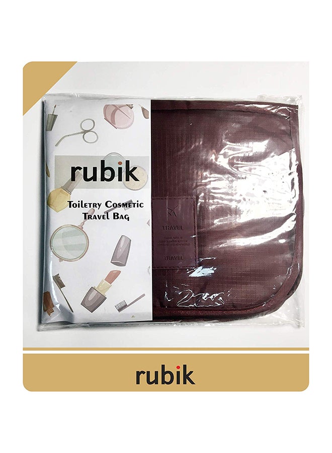 Rubik Hanging Toiletry Cosmetic Bag Wine Red  - Image 2