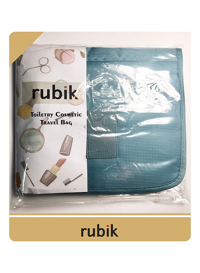 روبيك حقيبة لمستحضرات ولوازم التجميل بتصميم قابل للتعليق أخضر سي - Image 2