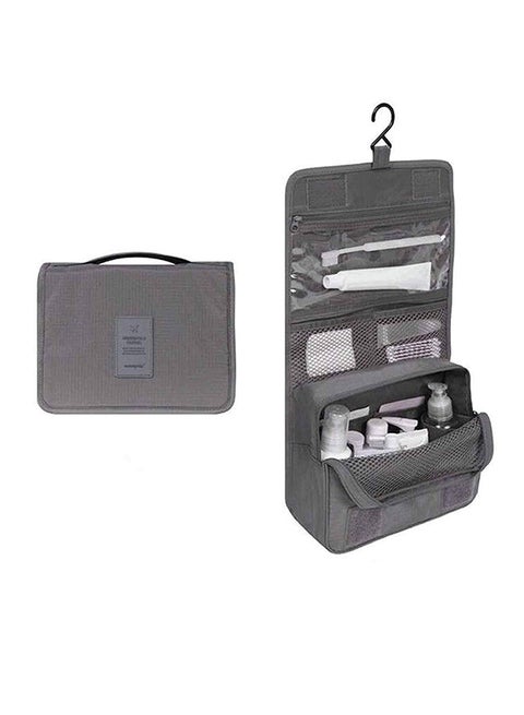 Hanging Toiletry Cosmetic Bag Grey