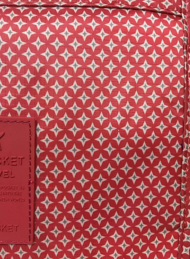 روبيك حقيبة لمستحضرات ولوازم التجميل بتصميم قابل للتعليق ريد ستارز - Image 2