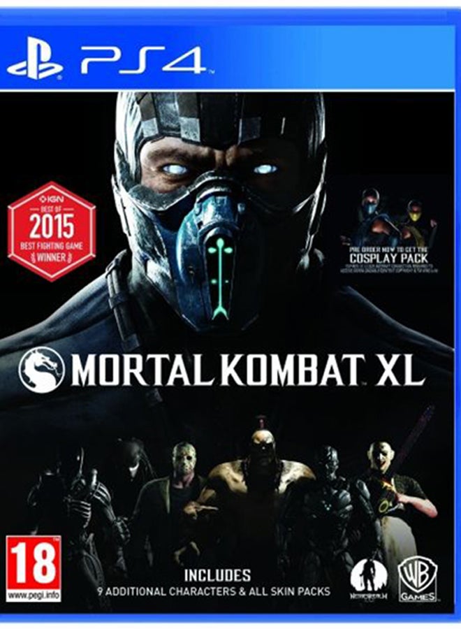 سوني جهاز الألعاب بلايستيشن 4 سليم سعة 500 جيجابايت مع لعبة الفيديو 'Mortal Kombat XL' المنطقة 2 بال  - Image 5