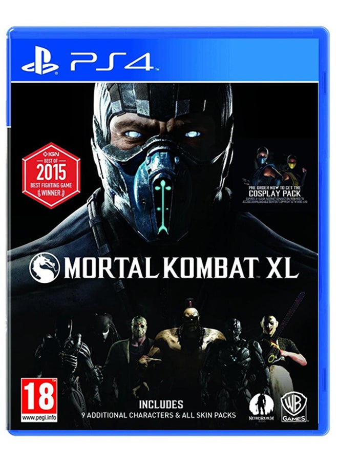 سوني جهاز الألعاب بلايستيشن 4 سليم سعة 500 جيجابايت مع لعبة الفيديو "Mortal Kombat XL" المنطقة 2  - Image 5