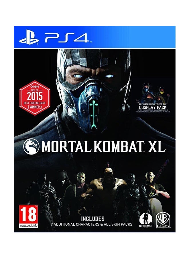 سوني بلايستيشن 4 سليم سعة 500 جيجابايت مع ذراع تحكم واحدة + لعبة الفيديو 'Mortal Kombat XL'  - Image 5