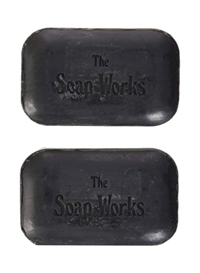 soap works - Pack Of 2 Coal Tar Bar Soap 110grams - Image 1