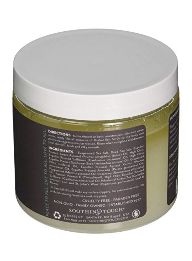 Soothing Touch - Peppermint Rosemary Herbal Salt Scrub - Image 1