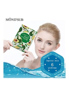 Mond'sub 12-Piece Avocado Nourishing And Tendering Facial Mask Set 20ml  - Image 3