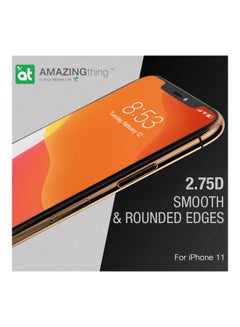 AMAZINGthing iPhone 11/iPhone XR Fully Covered 2.75D Tempered Glass Screen Protector With Built In Dust Filter And Anti Static Glue - Easy Install Quick Installer Align Tray Clear  - Image 5