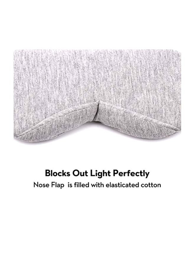 kimkoo 2-Piece Sleeping Eye Mask Black/Grey  - Image 3