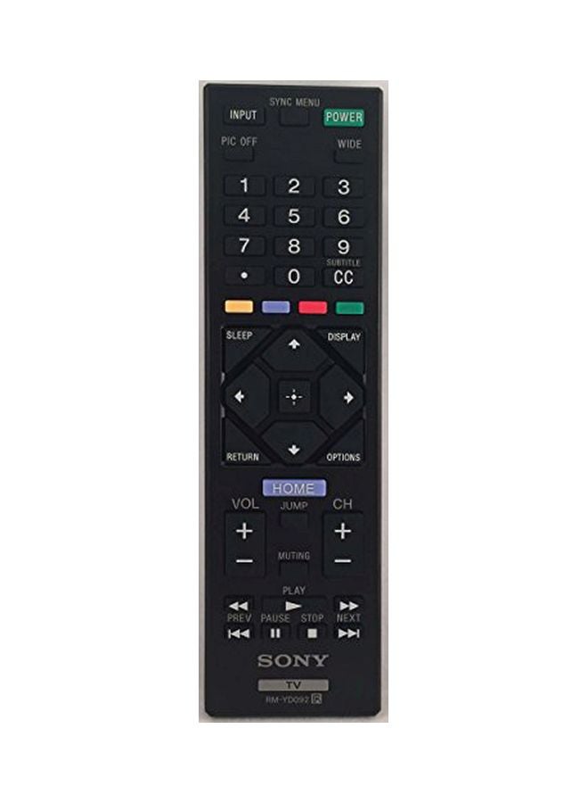 Sony TV Remote Control Black 