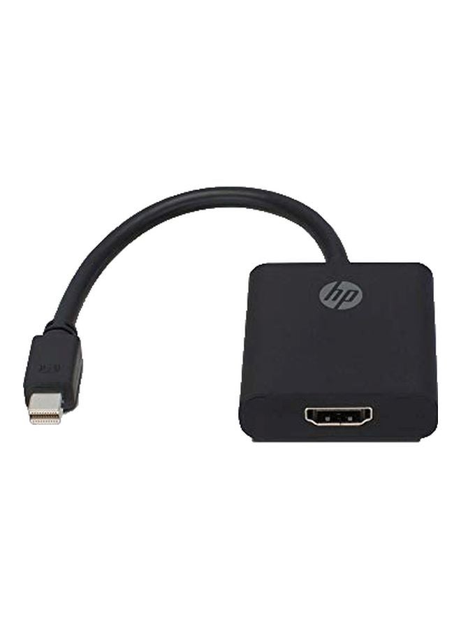 HP - Mini Display Port To HDMI Adapter Black - Image 1