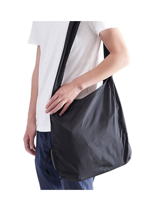 Folding Shopping Bag Black/Grey  - Image 3