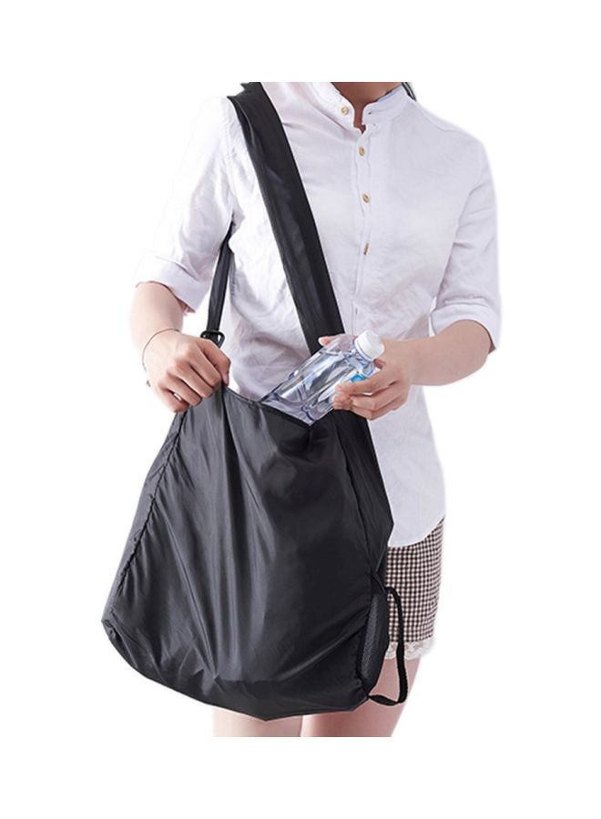 Folding Shopping Bag Black/Grey  - Image 5