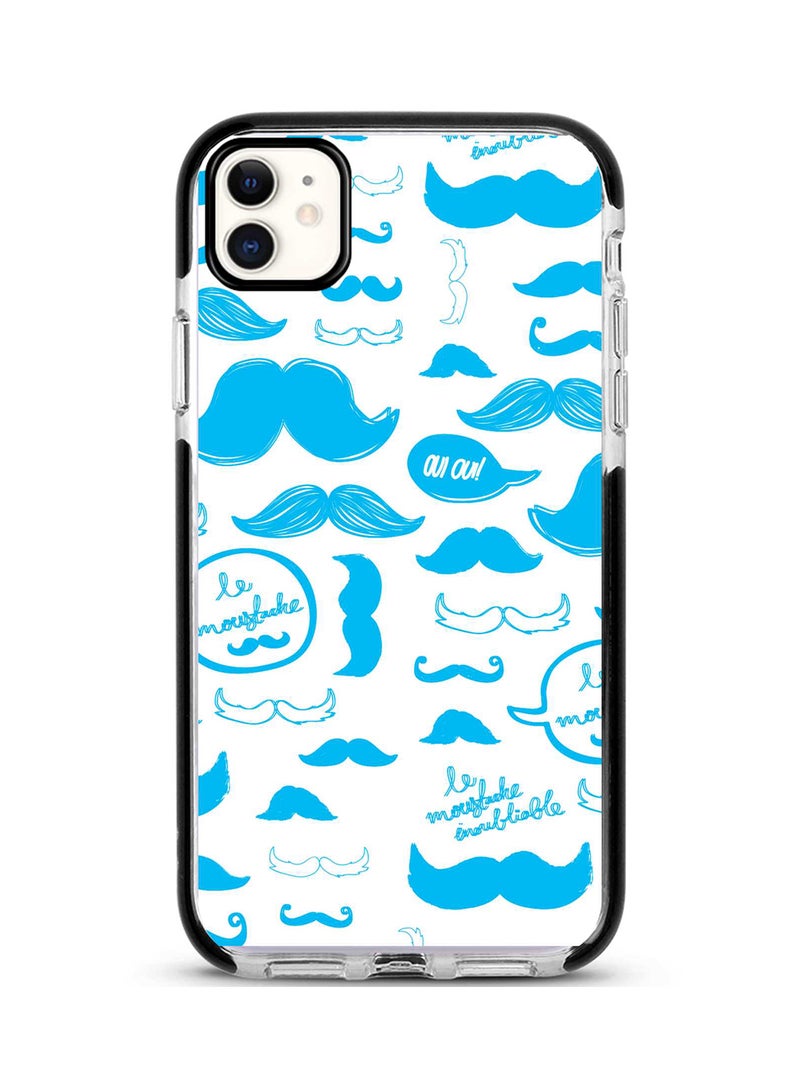 Stylizedd Protective Case Cover For Apple iPhone 11 Le Moustache Full Print 
