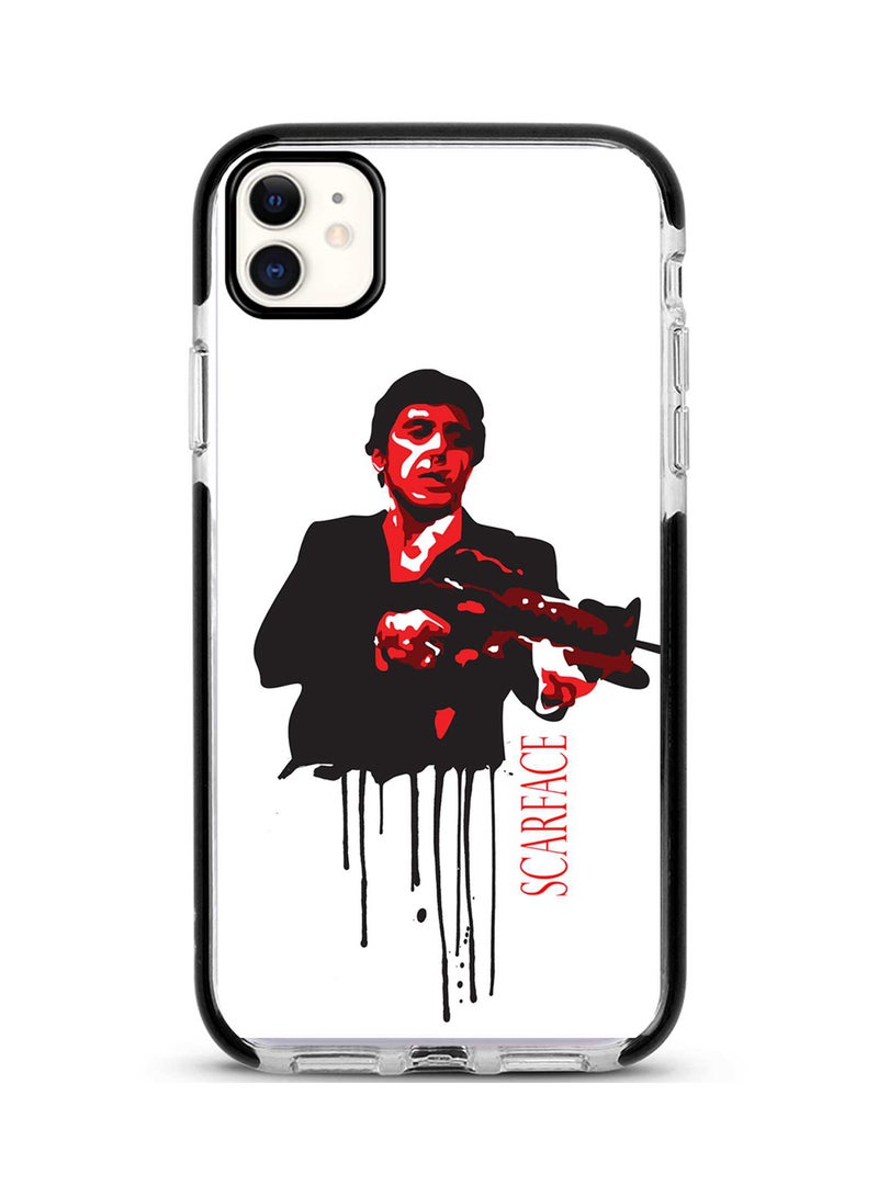 غطاء حماية واق لهاتف أبل آيفون 11 نمط مطبوع بالكامل بتصميم فيلم "Scarface"
