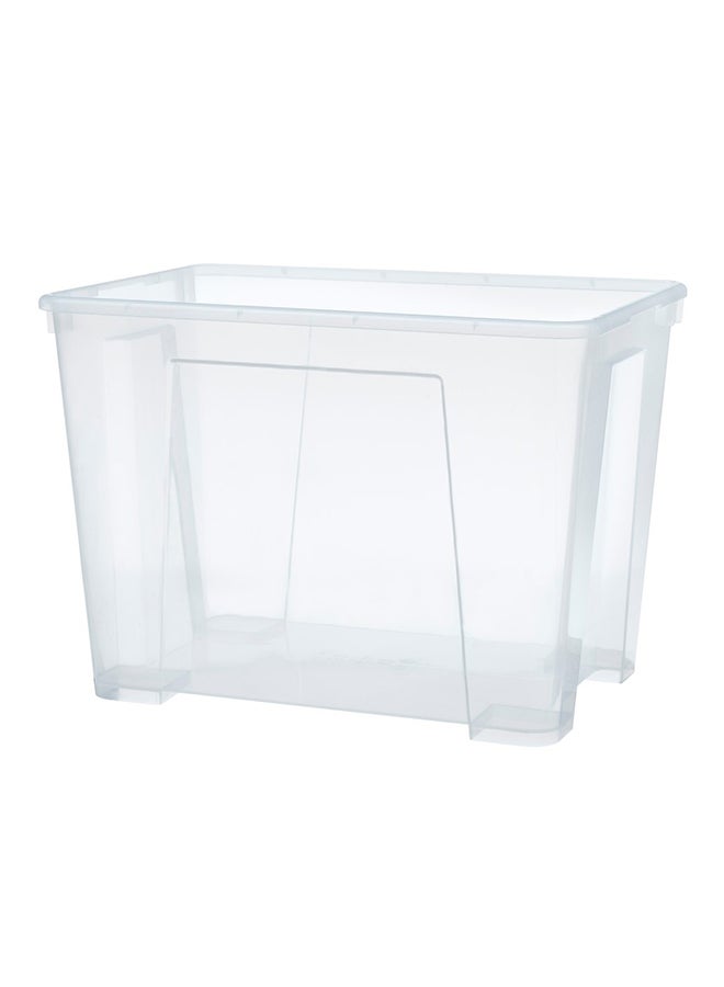 Transparent Storage Box Clear 39 x 28cm 