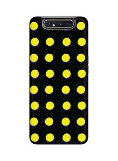 Protective Case Cover For Samsung Galaxy A80 Yellow Dots