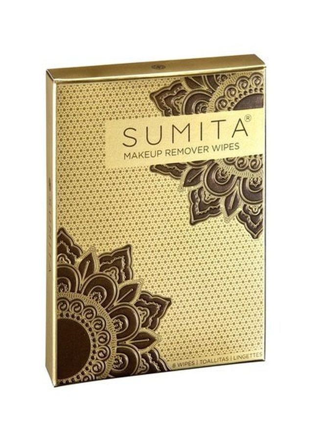 SUMITA 8-Piece Makeup Remover Wipes Clear 