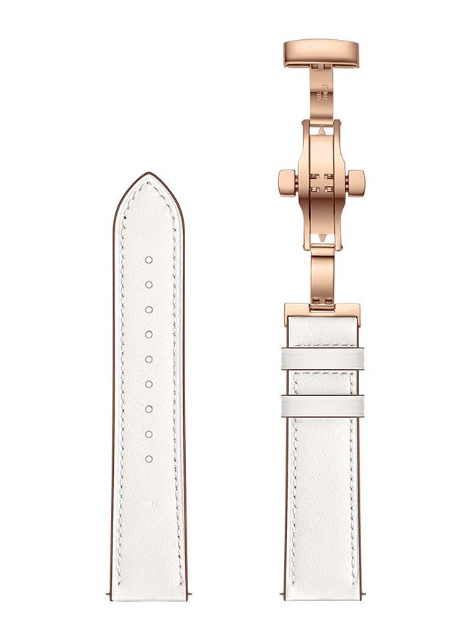 Mifan Leather Replacement Band For Samsung Gear S3 White - Image 3