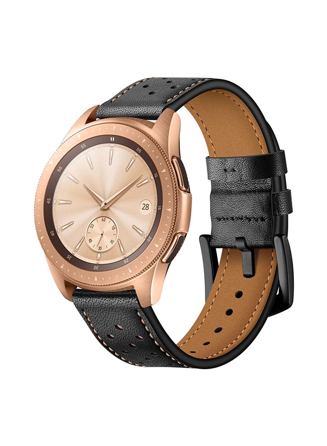 Mifan Premium Genuine Leather Band 22mm Black