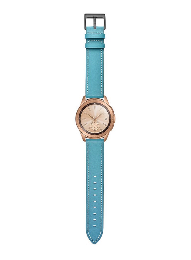 ميفان سوار ساعة ذكية رسمي من الجلد الأصلي أزرق - Image 4