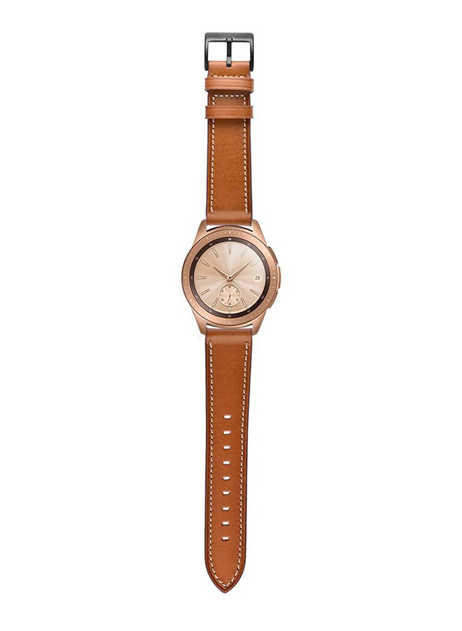 ميفان سوار ساعة ذكية رسمي من الجلد الأصلي بني - Image 4