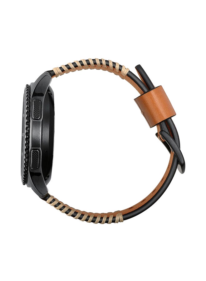 ميفان سوار ساعة ذكية رسمي من الجلد الأصلي بني - Image 3