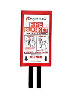 COOPER WELD Kitchen Fire Blanket Red/White 1.2x1.2meter 