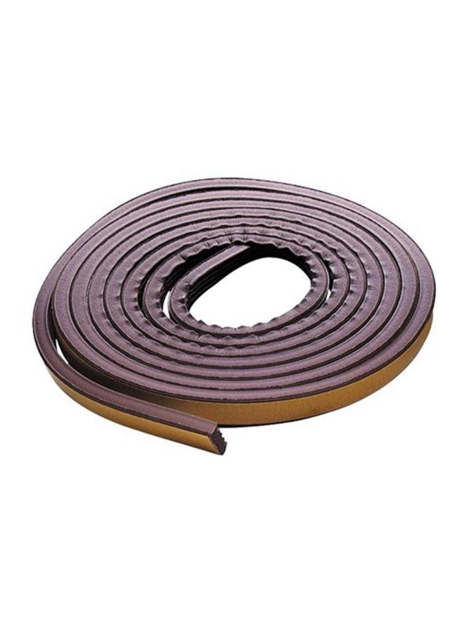 D Shaped Self Adhesive Multipurpose Weatherstrip Brown