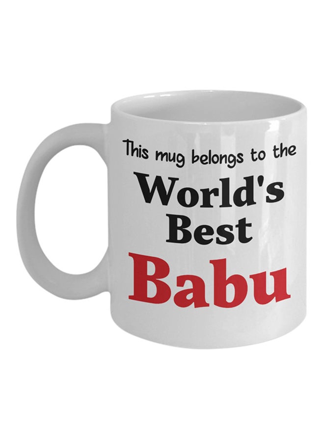 ITALCO World's Best Babu Coffee Mug White 