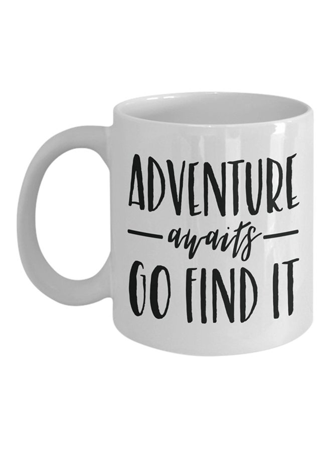 ITALCO Adventure Awaits Go Find It Coffee Mug White