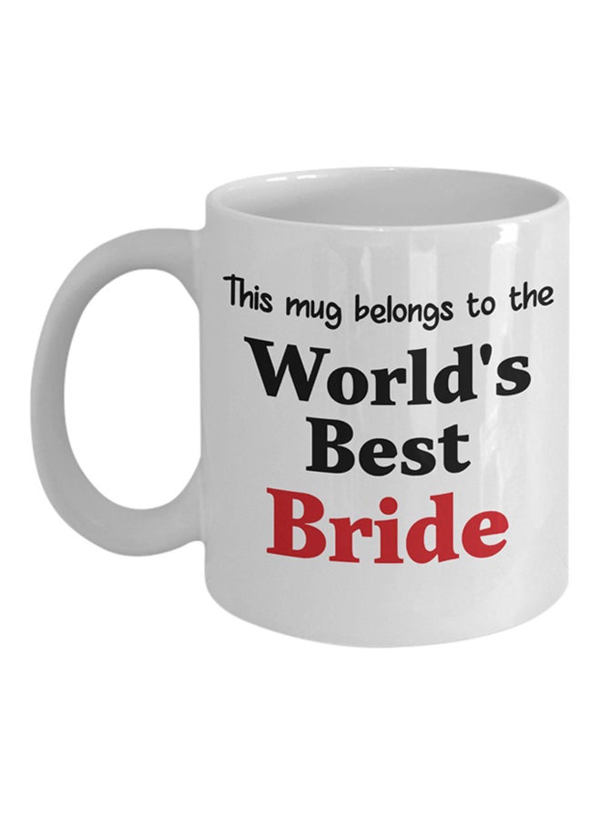 ITALCO World's Best Bride Coffee Mug White