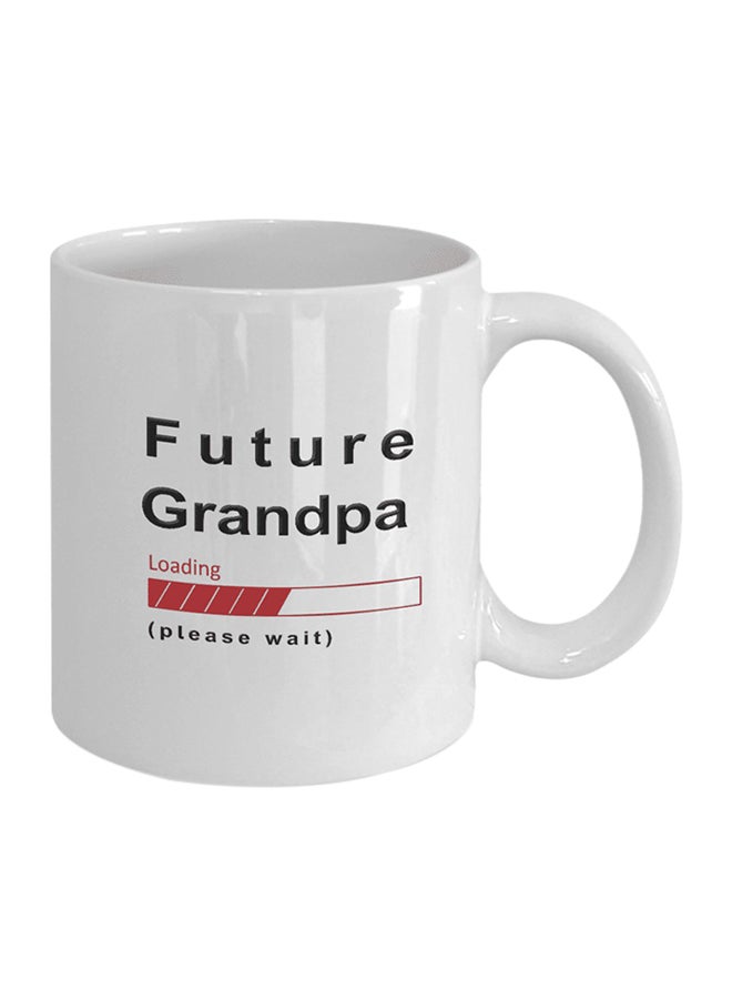 إيتالكو مج قهوة بطبعة لعبارة "Future Grandpa Loading Please Wait" أبيض