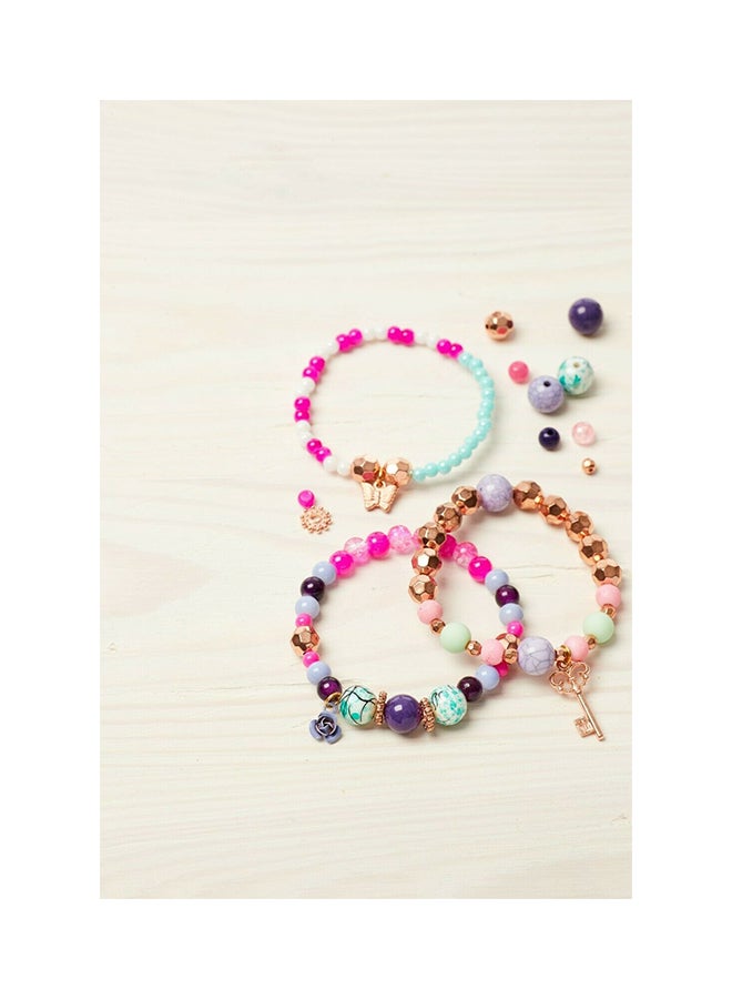 ميك إت ريل طقم أساور بيدازلد بتصميمات مبتكرة جذابة مزينة بحلي - Image 3