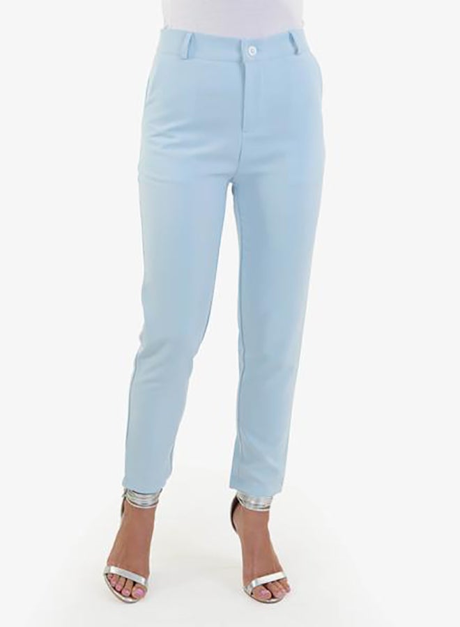 Raw Orange - Skinny Solid Pants Blue - Image 1