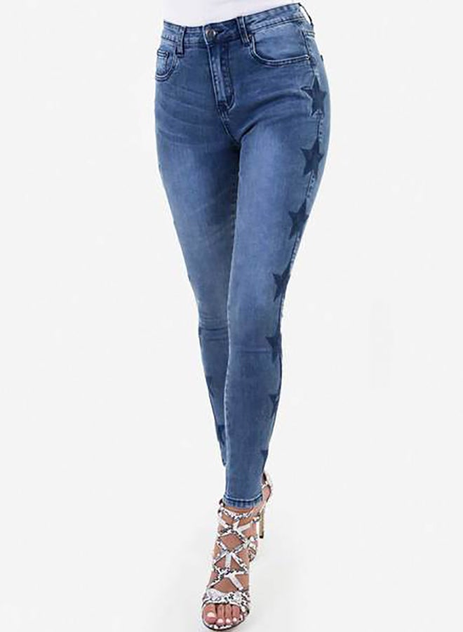 Raw Orange - Star Denim Jeans Blue - Image 1