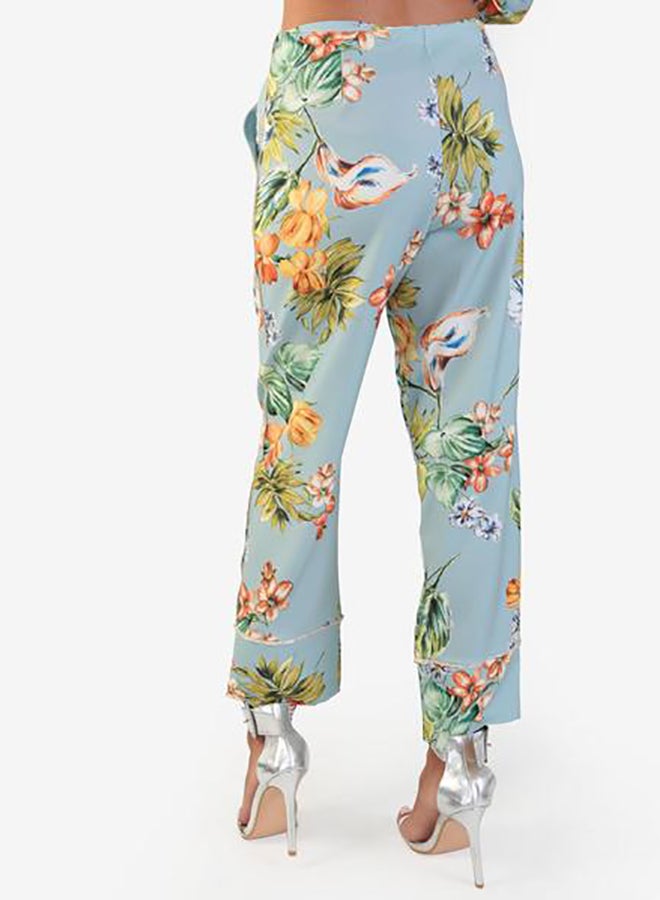 Raw Orange - Floral Pants Multicolor - Image 1