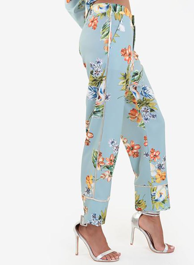 Raw Orange - Floral Pants Multicolor - Image 1