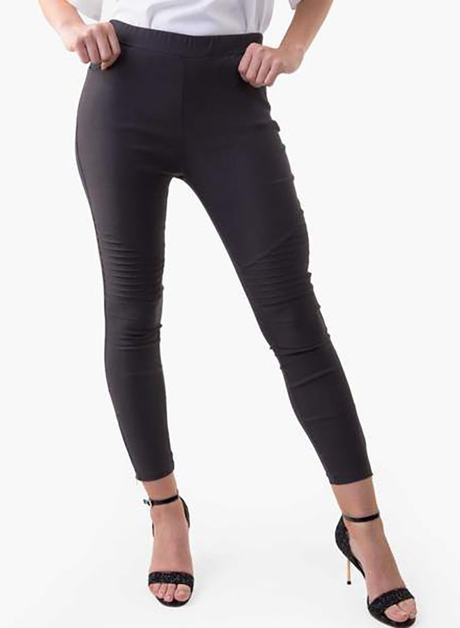 Raw Orange - Ribbed Jeggings Grey - Image 1