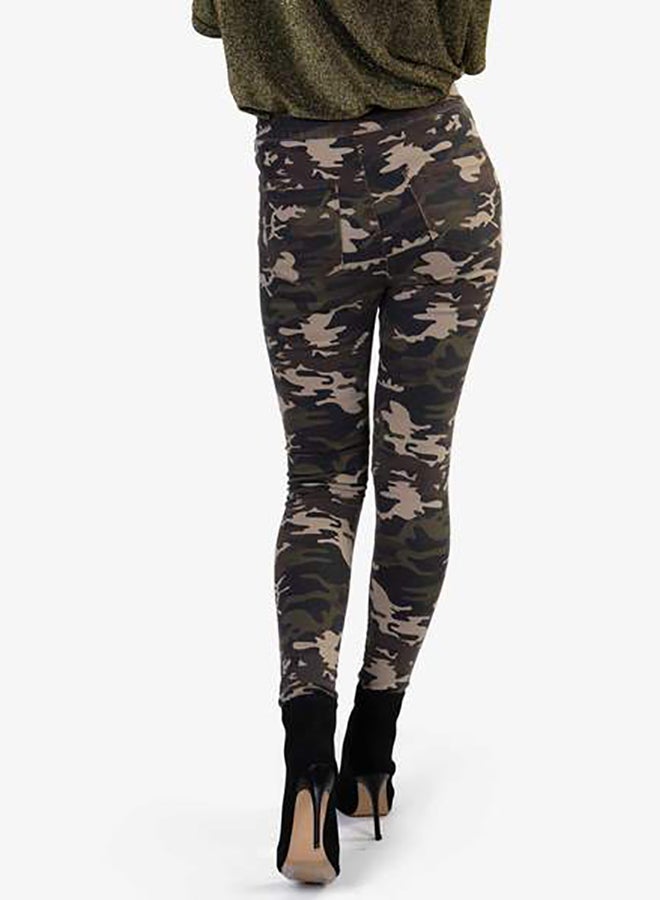 Raw Orange - Camo Ripped Pants Multicolour - Image 1
