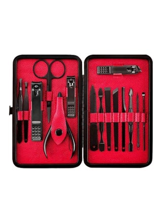 15-Piece Nail Clipper Set Black - view 2