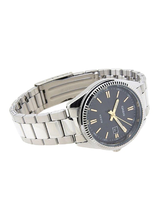 كاسيو ساعة يد رسمية بعقارب طراز LTP1302D-1A2 - قياس 31 مم - لون فضي للنساء - Image 3