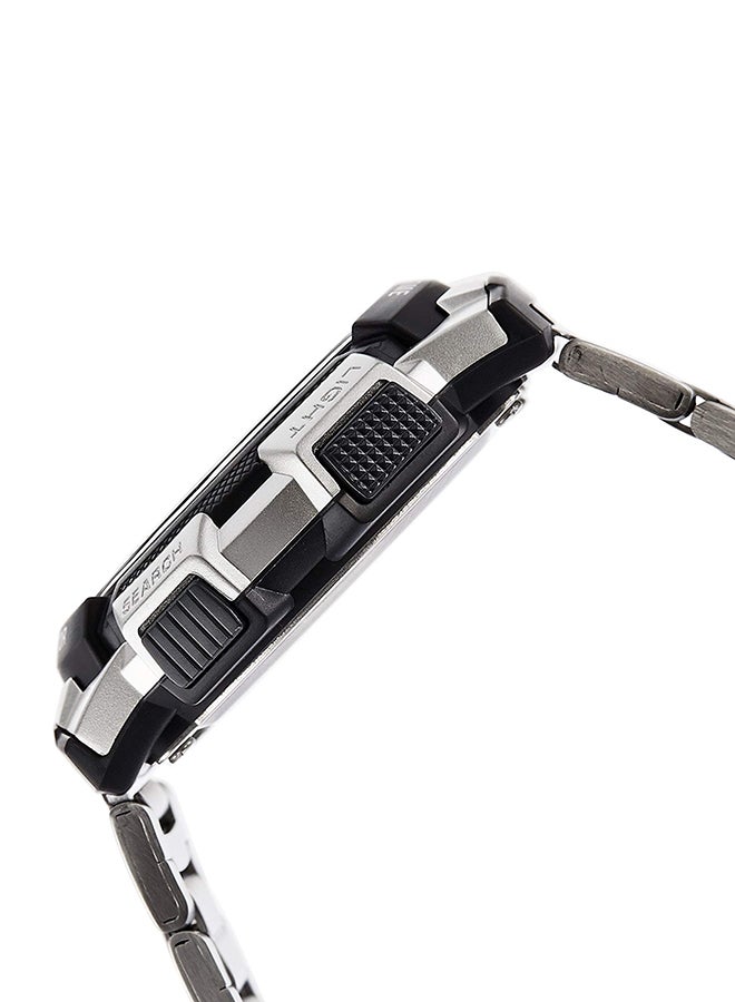 كاسيو ساعة رقمية مقاومة للماء طراز AE-1100WD-1A - مقاس 48 مم - لون فضي للرجال - Image 3