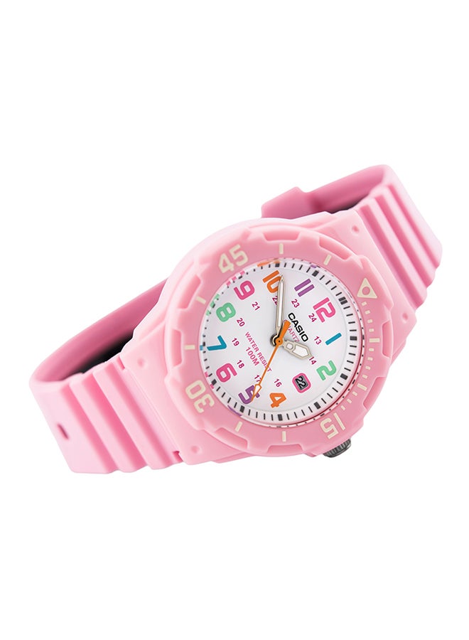 CASIO Women's Water Resistant Analog Watch LRW-200H-4B2 - 34 mm - Pink - Image 3