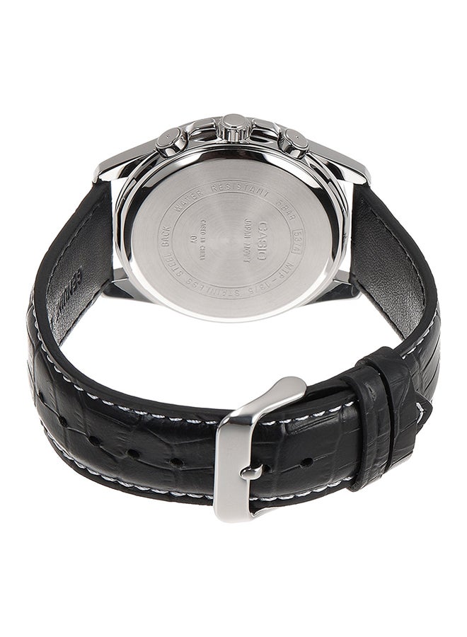Men's Water Resistant Chronograph Watch MTP-1375L-7A